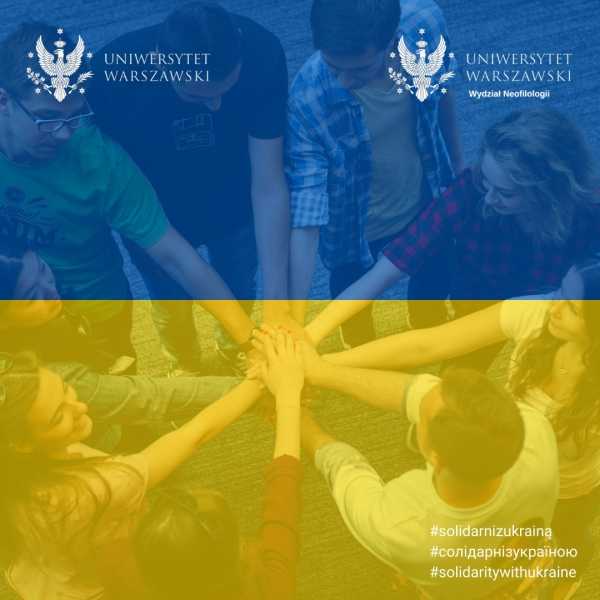 Wydział Neofilologii UW zaprasza studentów z Ukrainy