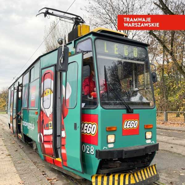 Darmowy tramwaj LEGO w Warszawie