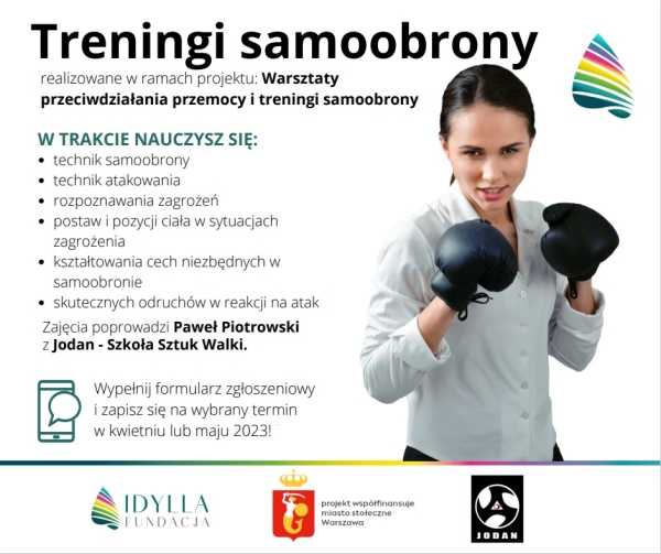 Warsztaty przeciw przemocy i treningi samoobrony Warsztaty przeciw przemocy i treningi samoobrony