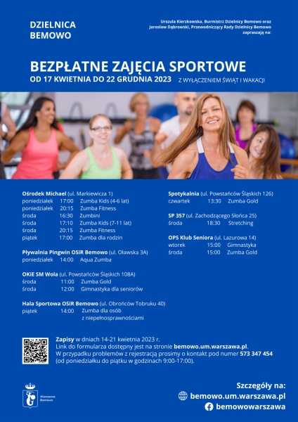 Bezpłatne zajęcia sportowe na Bemowie Bezpłatne zajęcia sportowe na Bemowie