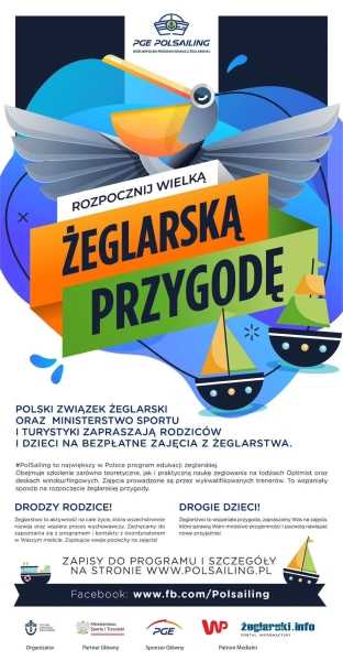 PGE PolSailing 2023 - ogólnopolski, darmowy program edukacji żeglarskiej PGE PolSailing 2023 - ogólnopolski, darmowy program edukacji żeglarskiej