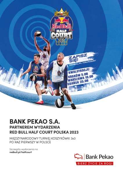 Kwalifikacje do Międzynarodowego Turnieju Koszykówki 3x3 Red Bull Half Court w Warszawie