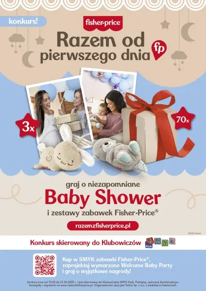 Razem od pierwszego dnia – wyjątkowy konkurs Fisher-Price®  Razem od pierwszego dnia – wyjątkowy konkurs Fisher-Price®