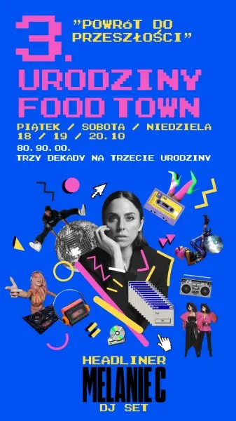 3. urodziny Food Town w Fabryce Norblina: muzyka, nostalgia i wspólna zabawa