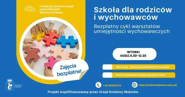 Warsztaty dla rodziców: Szkoła dla rodziców i wychowawców