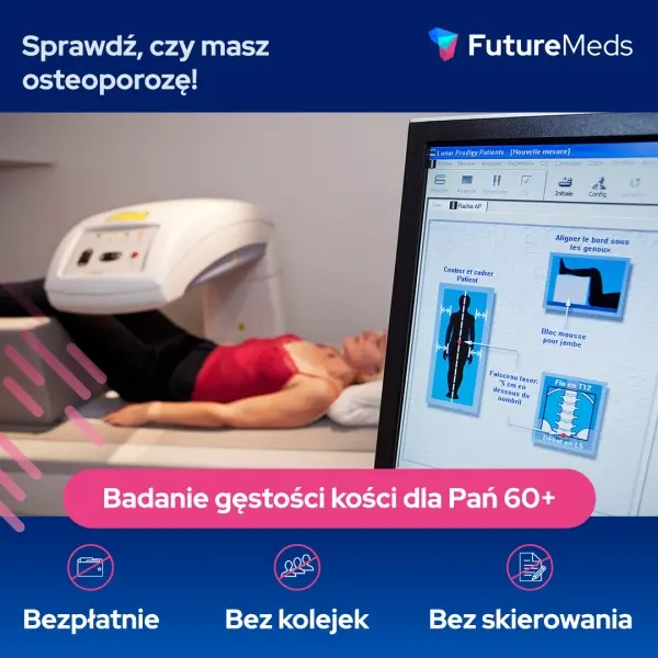 Bezpłatne badania w kierunku osteoporozy dla kobiet 60+