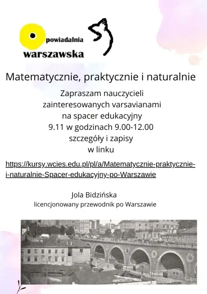 Spacer edukacyjny dla nauczycieli