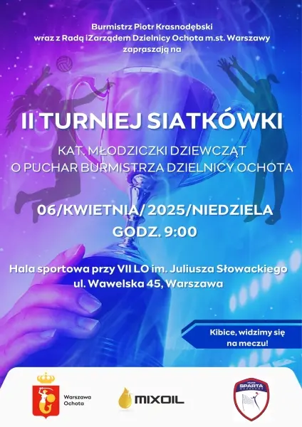 II Turniej Siatkówki o Puchar Burmistrza Dzielnicy Ochoata
