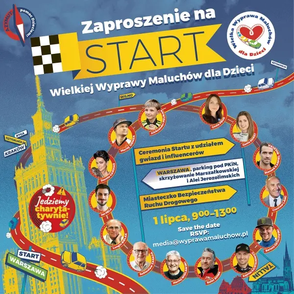 Start Wielkiej Wyprawy Maluchów dla Dzieci