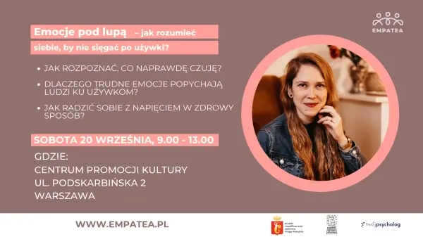 Emocje pod lupą – jak rozumieć siebie, by nie sięgać po używki?