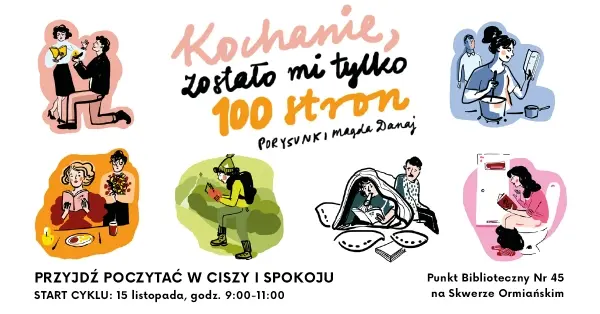 CYKL CZYTELNICZY | Kochanie, zostało mi tylko 100 stron