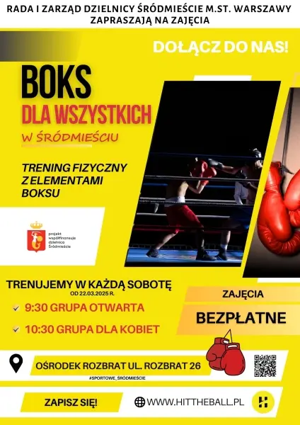 Bezpłatny BOKS DLA WSZYSTKICH 