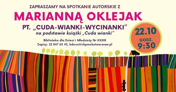SPOTKANIE AUTORSKIE | Marianna Oklejak