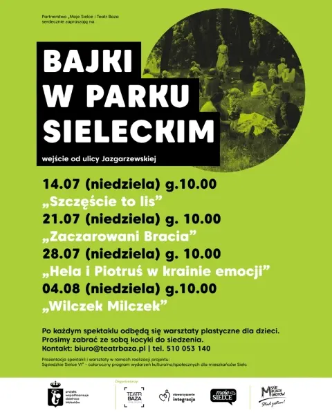 "Zaczarowani bracia" - spektakl Teatru BAZA i warsztaty