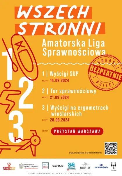 Wszechstronni - Amatorska Liga Sprawnościowa - Wyścigi na ergometrach wioślarskich