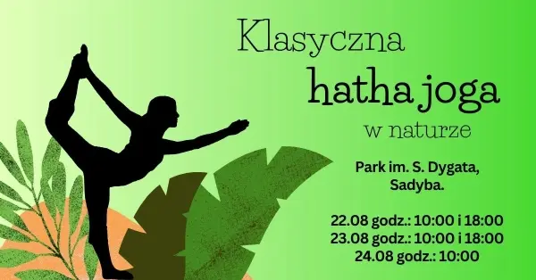 Hatha joga w parku