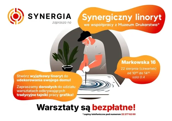 Synergiczny linoryt - warsztaty dla dorosłych