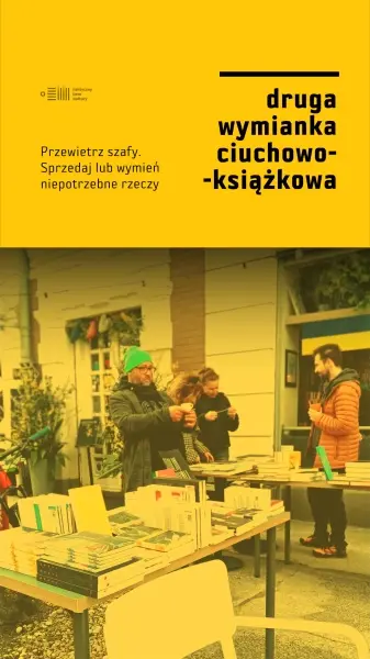WYMIANKA KSIĄŻKOWO-CIUCHOWA W FAKTYCZNYM DOMU KULTURY