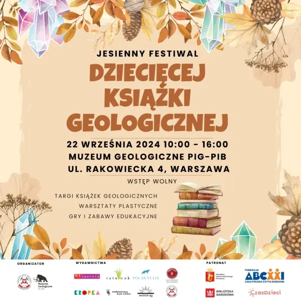 IV Jesienny Festiwal Dziecięcej Książki Geologicznej