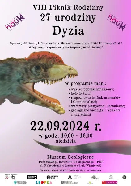 27. urodziny dinozaura Dyzia!