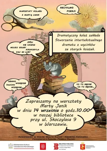 Warsztaty kolażu z Martą Janik