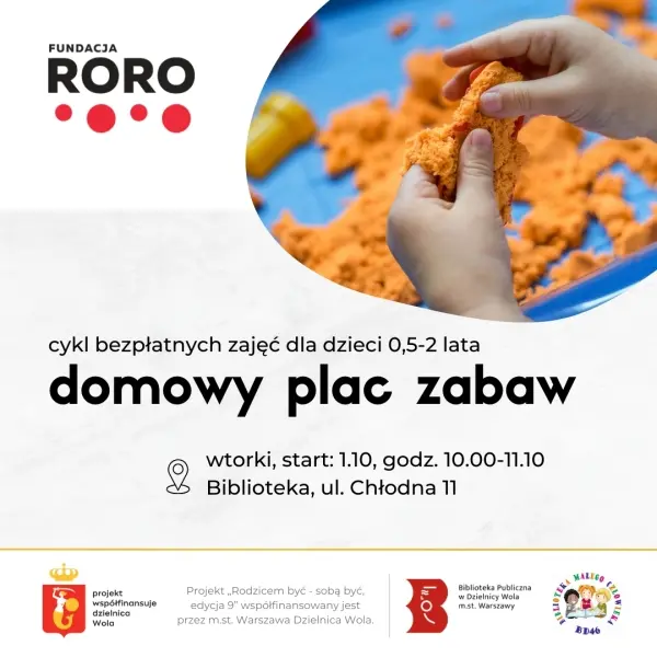 „Domowy plac zabaw" – zajęcia dla dzieci 0,5-2 lata