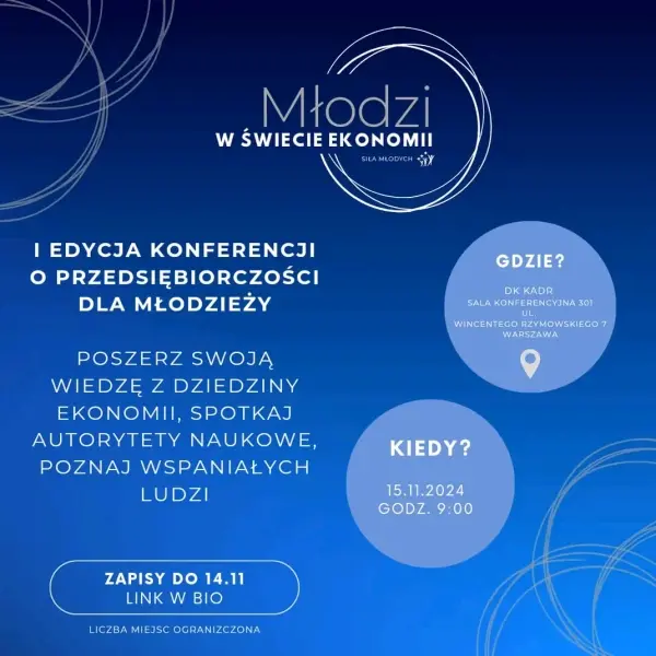 Konferencja "Młodzi w świecie ekonomii"