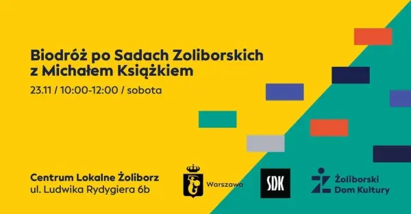 Biodróż po Sadach Zoliborskich z Michałem Książkiem