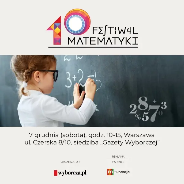 10. edycja “Festiwalu matematyki”