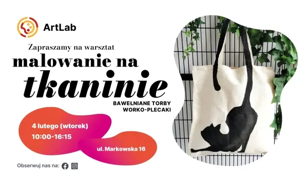 Malujemy bawełniane eco torby!
