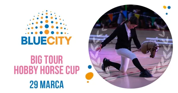 Big Tour Hobby Horse Cup w Blue City