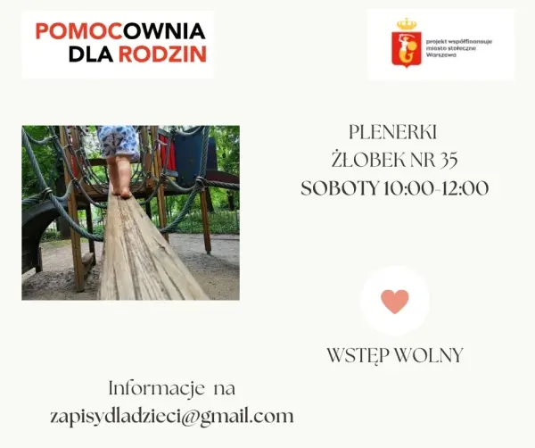Plenerki w ogrodzie żłobka nr 35