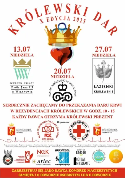 Akcja Krwiodawstwa "Królewski Dar" (X edycja) - Zamek Królewski, Arkady Kubickiego
