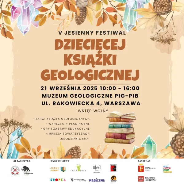 V Jesienny Festiwal Dziecięcej Książki Geologicznej