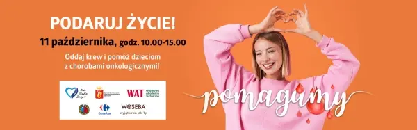 Oddaj krew w Galerii Bemowo i pomóż dzieciom chorym onkologicznie