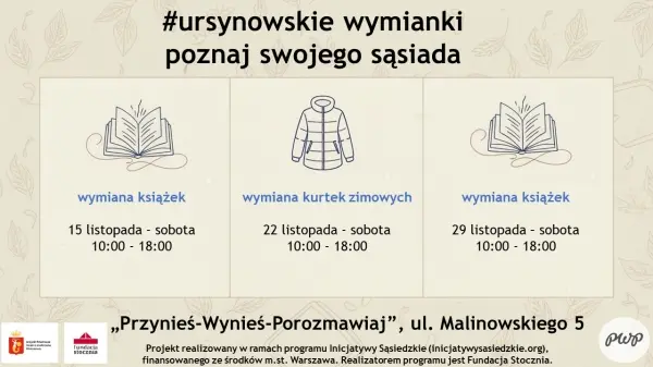 Ursynowskie wymianki – wymiana książek