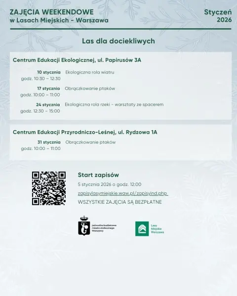 Las dla rodziny. Ekologiczna rola rzeki – warsztaty ze spacerem (wiek: od lat 6) 