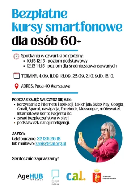 Kursy smartfonowe 60+