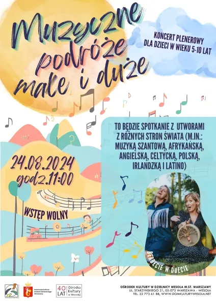 Koncert plenerowy dla dzieci zespołu Berbecie w duecie