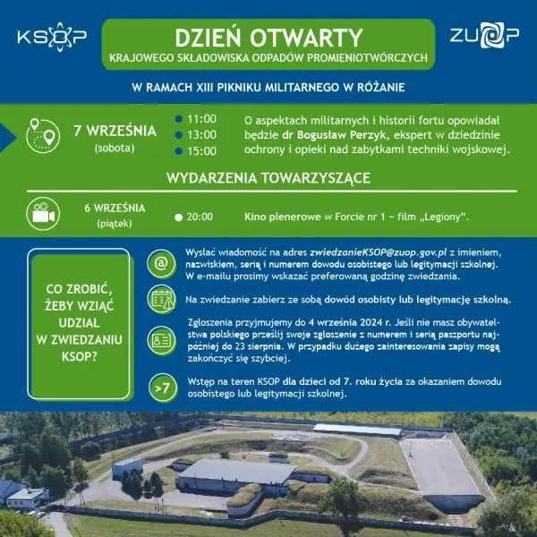Dzień otwarty Krajowego Składowiska Odpadów Promieniotwórczych