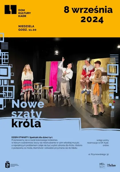 Nowe szaty króla - spektakl dla dzieci (4+)