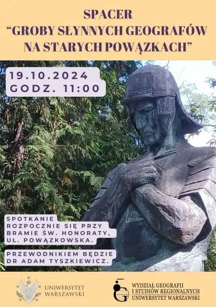 Groby słynnych geografów na Starych Powązkach