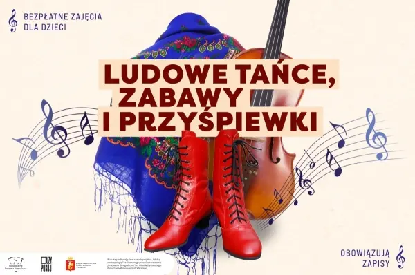 Ludowe tańce, zabawy i przyśpiewki – bezpłatne warsztaty dla dzieci [godz. 11:00 i 12:30]
