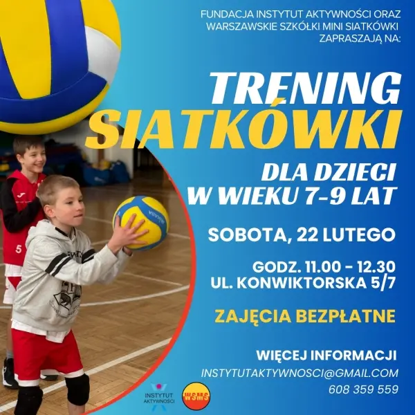 TRENINGI SIATKARSKIE DLA DZIECI 7-9 LAT