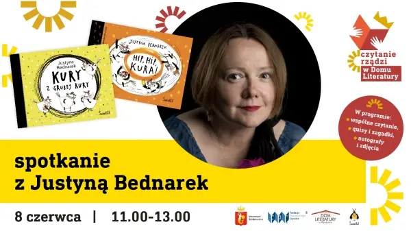 Spotkanie dla dzieci z autorką Justyną Bednarek | #CzytanieRządzi 