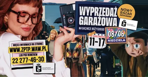 Wyprzedaż Garażowa na Bazarze Różyckiego 