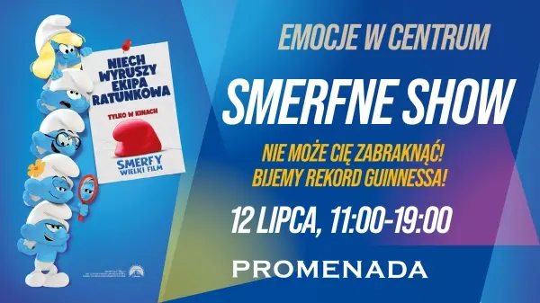 Smerfny dzień pełen magii i zabawy w Promenadzie