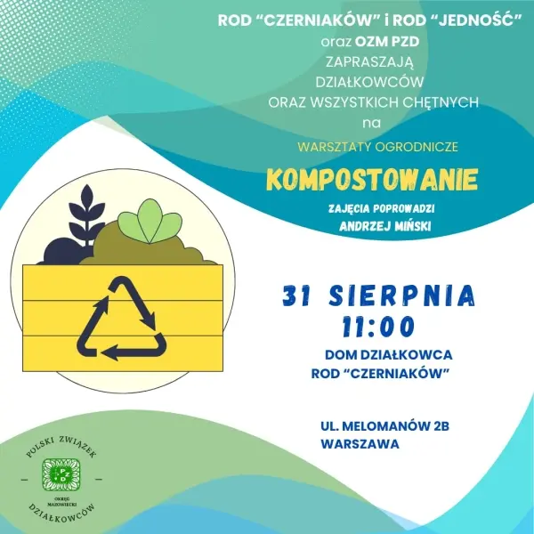 Kompostowanie - warsztaty ogrodnicze 