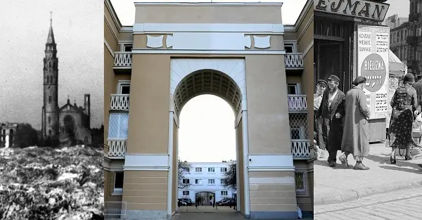 Muranów - okruchy dawnego świata, socrealistyczne i modernistyczne osiedla zbudowane na cmentarzysku