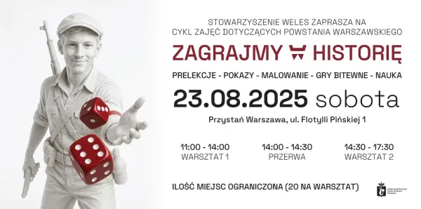 ZAGRAJMY W HISTORIĘ - POWSTANIE WARSZAWSKIE - ŚRÓDMIEŚCIE [godz. 11:00 i 14:30]